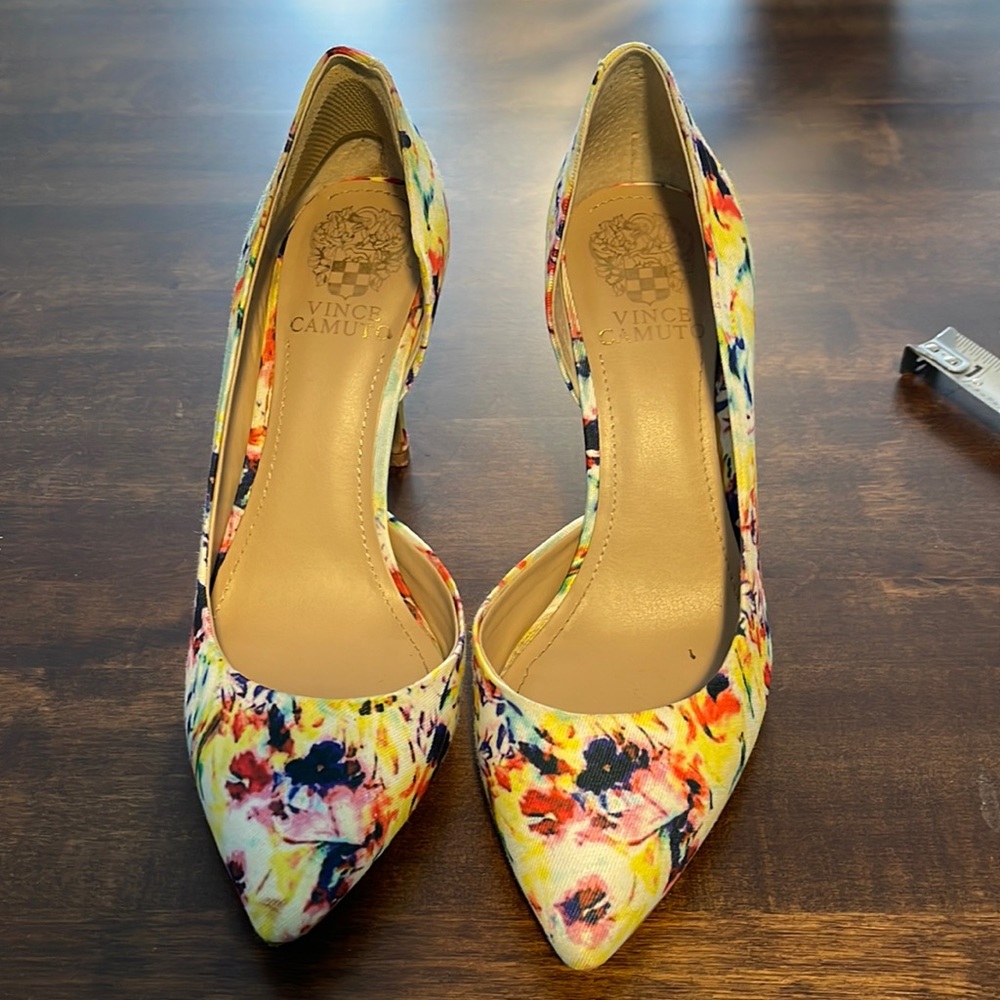 Multi colored heels